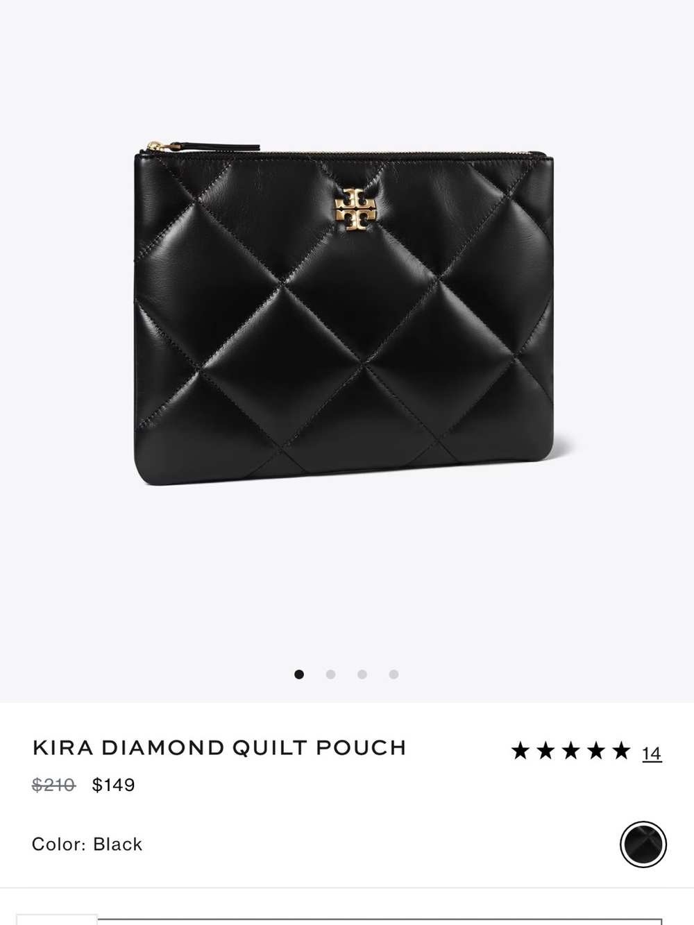 Tory Burch Diamond Kira Pouch - Picture 6 of 6